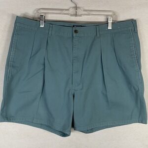 Vintage 90s Polo Ralph Lauren Polo Chino Shorts Men's 42 Teal Pleated 6" Preppy